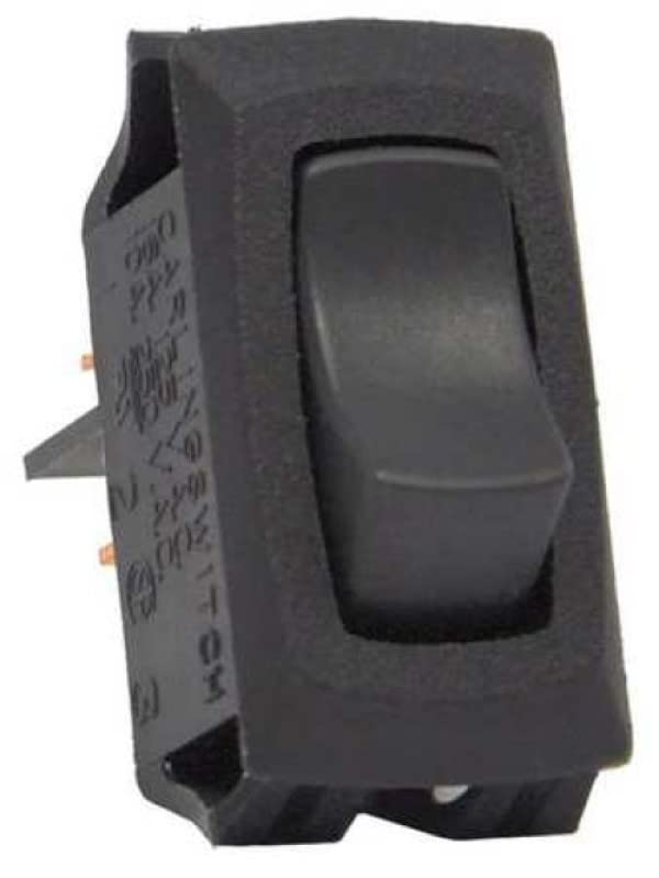 Carling Technologies Curvette Rocker Switch RA901-RB-B-0-N | Spst on-none-off | 10A 250VAC / 16A 125VAC